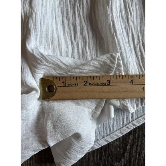 Petal & Pup Ittai White Casual Short Sleeve Shorts Set Medium NWOT $85 READ - Picture 14 of 16